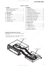 Preview for 3 page of Sony CDX-CA900 Service Manual