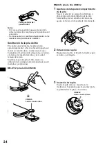 Предварительный просмотр 80 страницы Sony CDX-CA900X - Fm/am Compact Disc Player Operating Instructions Manual