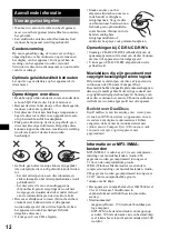 Preview for 74 page of Sony CDX CDX-GT210 Operating Instructions Manual