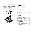 Предварительный просмотр 4 страницы Sony CDX CDX-GT210 Service Manual