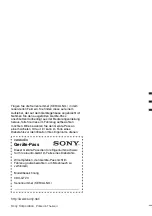 Preview for 84 page of Sony CDX CDX-GT23 Operating Instructions Manual