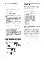 Предварительный просмотр 24 страницы Sony CDX-DAB500A Operating Instructions Manual