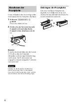 Предварительный просмотр 34 страницы Sony CDX-DAB500A Operating Instructions Manual