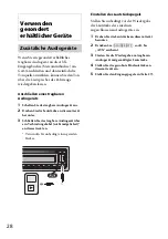 Предварительный просмотр 56 страницы Sony CDX-DAB500A Operating Instructions Manual