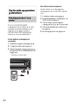 Предварительный просмотр 158 страницы Sony CDX-DAB500A Operating Instructions Manual