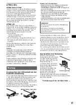 Предварительный просмотр 37 страницы Sony CDX-DAB6650 Operating Instructions Manual