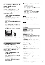 Предварительный просмотр 15 страницы Sony CDX-DAB700U Operating Instructions Manual