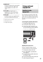 Предварительный просмотр 27 страницы Sony CDX-DAB700U Operating Instructions Manual