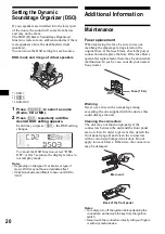 Предварительный просмотр 20 страницы Sony CDX-F5000 - Fm/am Compact Disc Player Operating Instructions Manual