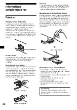 Предварительный просмотр 46 страницы Sony CDX-F5000 - Fm/am Compact Disc Player Operating Instructions Manual