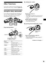 Предварительный просмотр 19 страницы Sony CDX-F5000C Operating Instructions Manual