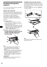 Предварительный просмотр 96 страницы Sony CDX-F5000C Operating Instructions Manual