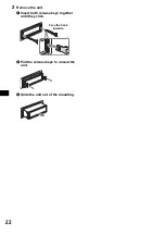 Предварительный просмотр 22 страницы Sony CDX-F5005X - Fm/am Compact Disc Player Operating Instructions Manual