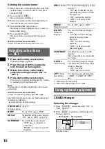 Предварительный просмотр 10 страницы Sony CDX-F50M Installation/Connection Operating Instructions Manual