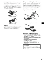 Предварительный просмотр 91 страницы Sony CDX-F5500  (XT-XM1) Operating Instruction