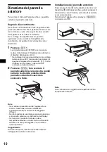 Предварительный просмотр 106 страницы Sony CDX-F5500  (XT-XM1) Operating Instruction