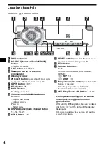 Предварительный просмотр 4 страницы Sony CDX-F5500X Operating Instructions Manual