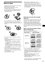 Предварительный просмотр 7 страницы Sony CDX-F5500X Operating Instructions Manual