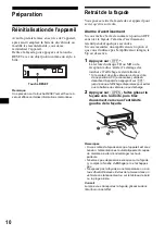 Предварительный просмотр 38 страницы Sony CDX-F5505X - Fm/am Compact Disc Player Operating Instructions Manual