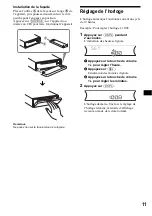 Предварительный просмотр 39 страницы Sony CDX-F5505X - Fm/am Compact Disc Player Operating Instructions Manual