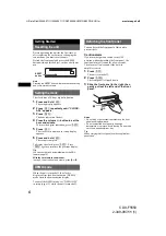 Предварительный просмотр 4 страницы Sony CDX-F5550 Operating Instruction