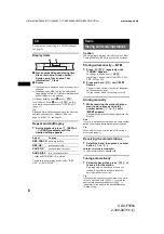 Предварительный просмотр 8 страницы Sony CDX-F5550 Operating Instruction