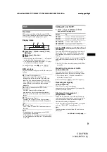 Предварительный просмотр 9 страницы Sony CDX-F5550 Operating Instruction