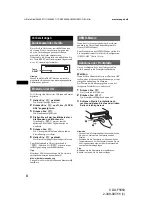 Предварительный просмотр 22 страницы Sony CDX-F5550 Operating Instruction