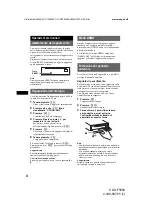 Предварительный просмотр 62 страницы Sony CDX-F5550 Operating Instruction