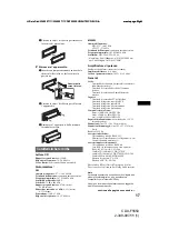 Предварительный просмотр 75 страницы Sony CDX-F5550 Operating Instruction