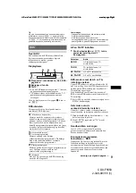 Предварительный просмотр 87 страницы Sony CDX-F5550 Operating Instruction