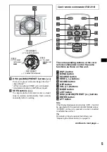 Предварительный просмотр 5 страницы Sony CDX-F5700X Operating Instructions Manual