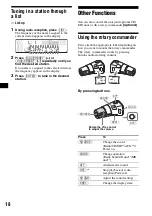 Предварительный просмотр 18 страницы Sony CDX-F5700X Operating Instructions Manual