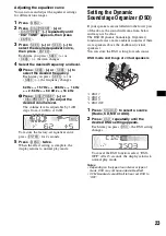 Предварительный просмотр 23 страницы Sony CDX-F5700X Operating Instructions Manual