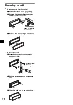 Предварительный просмотр 26 страницы Sony CDX-F5700X Operating Instructions Manual