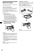 Предварительный просмотр 38 страницы Sony CDX-F5705X - Fm/am Compact Disc Player Operating Instructions Manual