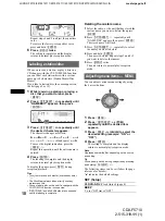 Preview for 10 page of Sony CDX-F5710 - Fm/am Compact Disc Player Operating Instructions Manual