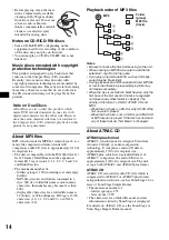 Preview for 14 page of Sony CDX-F605X - Fm/am Compact Disc Player Operating Instructions Manual