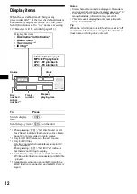 Предварительный просмотр 12 страницы Sony CDX-F7000 - Fm/am Compact Disc Player Operating Instructions Manual