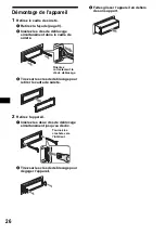 Предварительный просмотр 54 страницы Sony CDX-F7000 - Fm/am Compact Disc Player Operating Instructions Manual