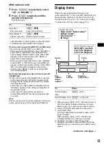 Предварительный просмотр 13 страницы Sony CDX-F7500 Operating Instructions Manual