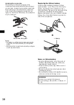 Предварительный просмотр 30 страницы Sony CDX-F7500 Operating Instructions Manual