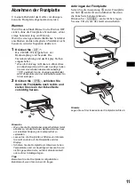 Предварительный просмотр 45 страницы Sony CDX-F7500 Operating Instructions Manual