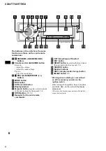 Предварительный просмотр 6 страницы Sony CDX-F7705X Operating Instructions  (English Service Manual