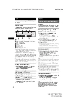 Предварительный просмотр 8 страницы Sony CDX-F7750 Operating Instructions Manual