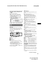 Предварительный просмотр 9 страницы Sony CDX-F7750 Operating Instructions Manual