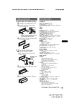 Предварительный просмотр 39 страницы Sony CDX-F7750 Operating Instructions Manual