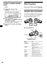 Предварительный просмотр 18 страницы Sony CDX-FW570 - Fm/am Compact Disc Player Operating Instructions Manual