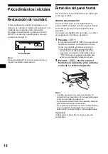 Предварительный просмотр 40 страницы Sony CDX-FW570 - Fm/am Compact Disc Player Operating Instructions Manual