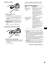 Предварительный просмотр 47 страницы Sony CDX-FW700 - Fm/am Compact Disc Player Operating Instructions Manual